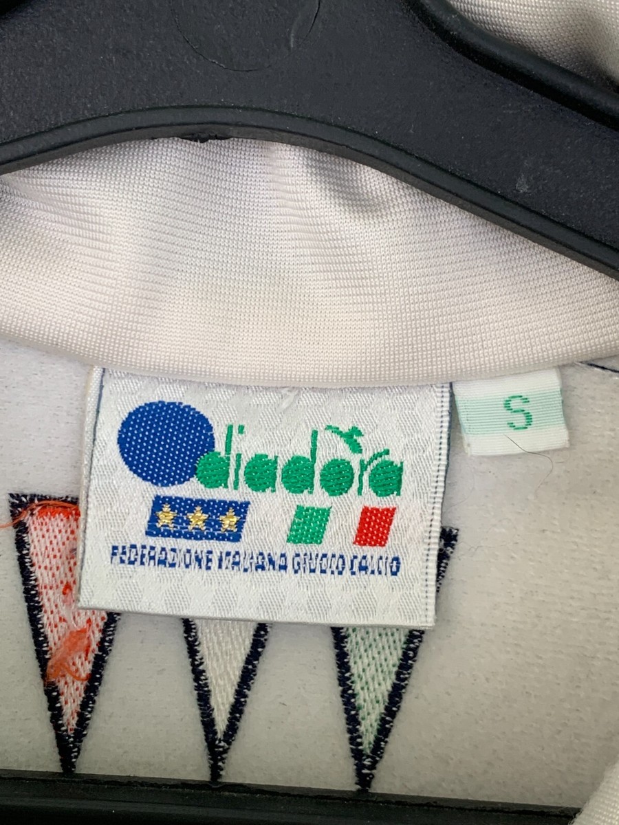Veste De Football Italie Coupe Du Monde 1994 - Diadora, Taille S, Maillot De Piste