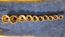 3/8 Drive Socket Set 10 Piece Metric 9-14  16-19