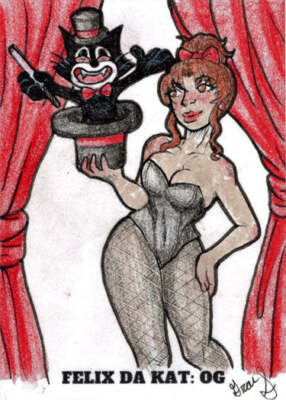 2023 5finity Felix Da Kat: OG Sketch Card Grae Sundberg V2