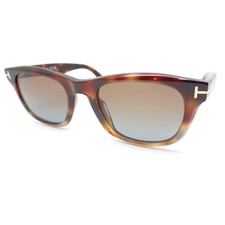 Tom Ford Kendel TF 1076 56b Coloured Havana Brown Grey Sunglasses Authentic