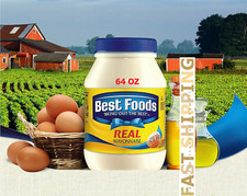 Best Foods or Hellmann's Real Mayonnaise Gluten Free Kosher Condiment 64 oz