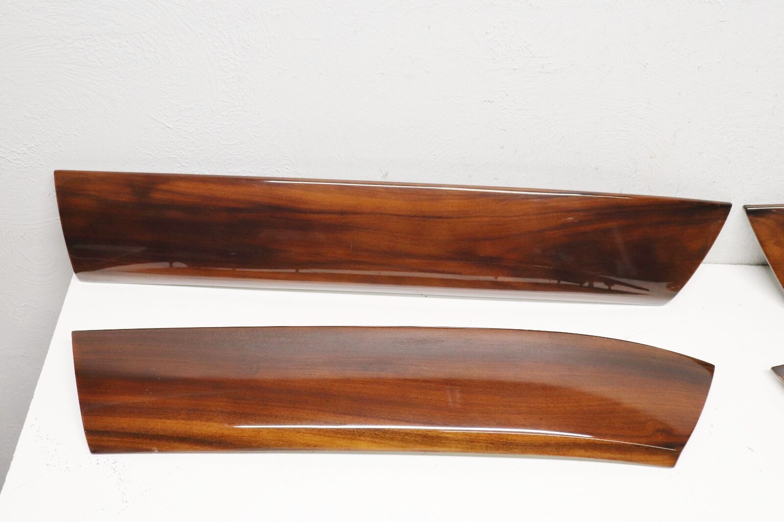 P200583 2003-2008 Maserati Quattroporte M139 Door Panel Wood Trim Moulding Set 4