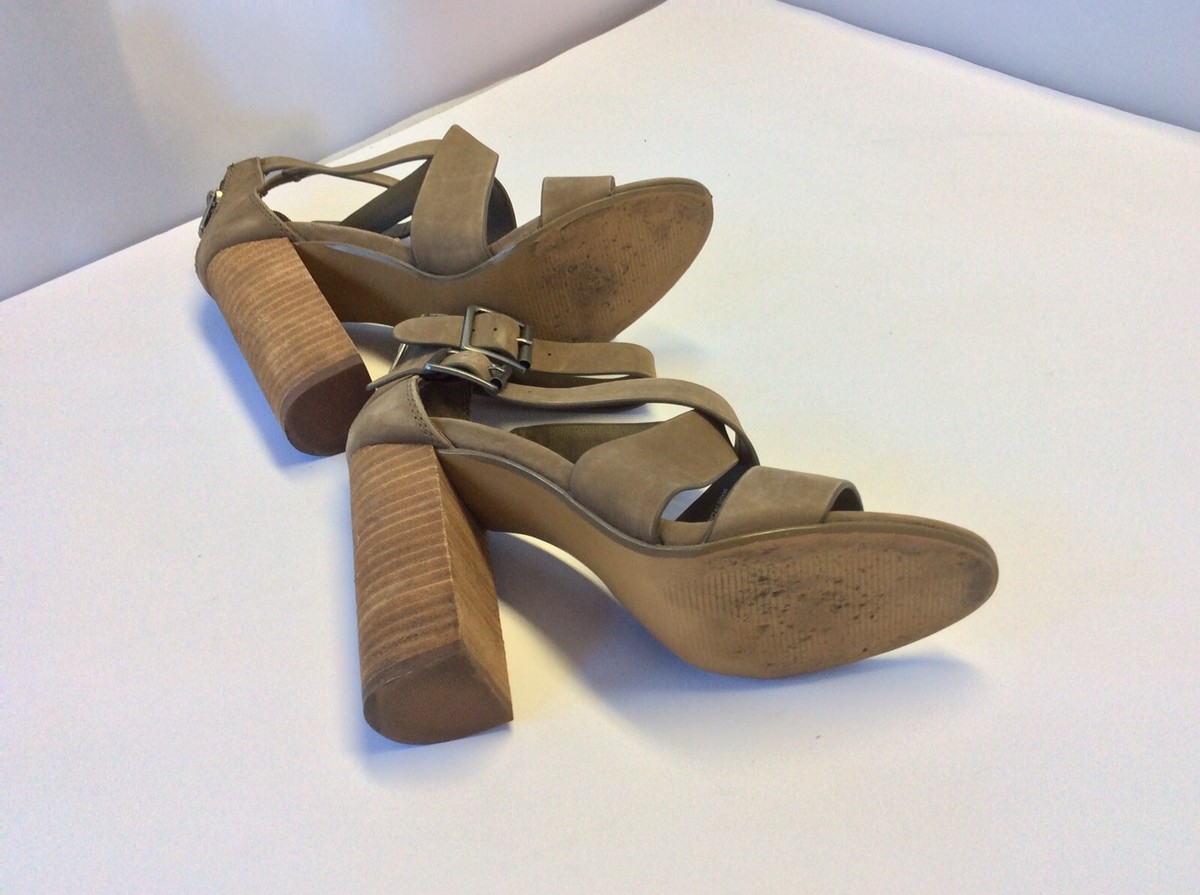 steve madden brown block heels