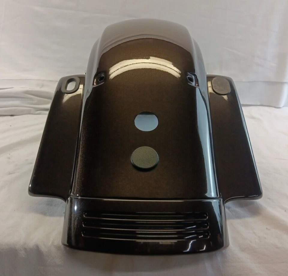 GUARDABARROS TRASERO HARLEY DAVIDSON GENUINO 17 TOURING-SUMATRA MARRÓN 59500069 59739-09 Foto 2 de 4