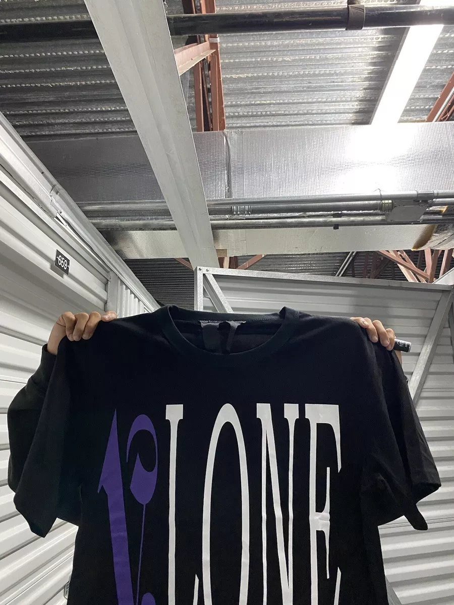 Vlone Palm Angels Black/Purple T-shirt 100% Authentic XL GONNA SELL QUICK!