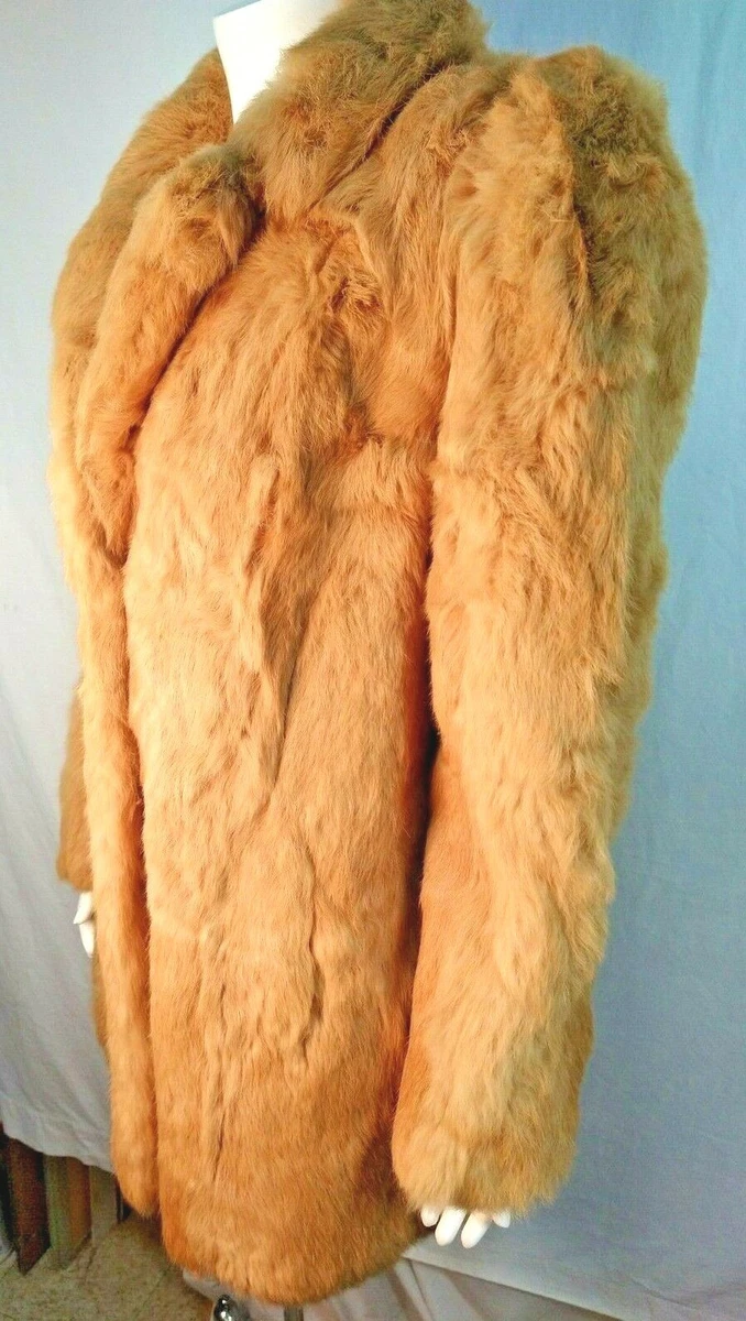 Rabbit fur coat made in korea hotsell