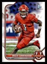 Malik Cunningham 2021-22 Bowman University Card #11 Louisville Cardinals
