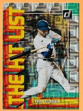 2022 Panini Donruss Baseball The Hit List Vector Trea Turner THL-1 Phillies