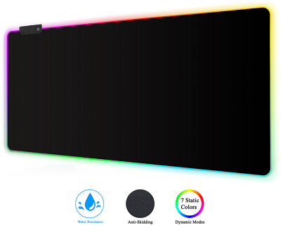 Tappetino Da Scrivania RGB Xl, Tappetino Per Mouse Da Gioco