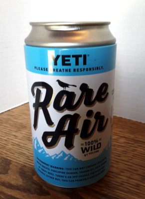 Yeti Rare Air Limited Edition 12 oz Stash Can Safe Empty, Removable Lid