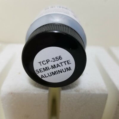 Tru Color Paint TCP 356 SEMI MATTE ALUMINUM Model Railroad Plane Paint 1 Bottle