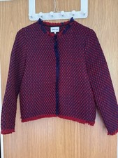 Bimba Y Lola Red And Blue Patternblazer Jacket Size L