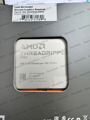 AMD Ryzen Threadripper PRO 7975WX CPU processor 32 core/64 thread 350W trx50