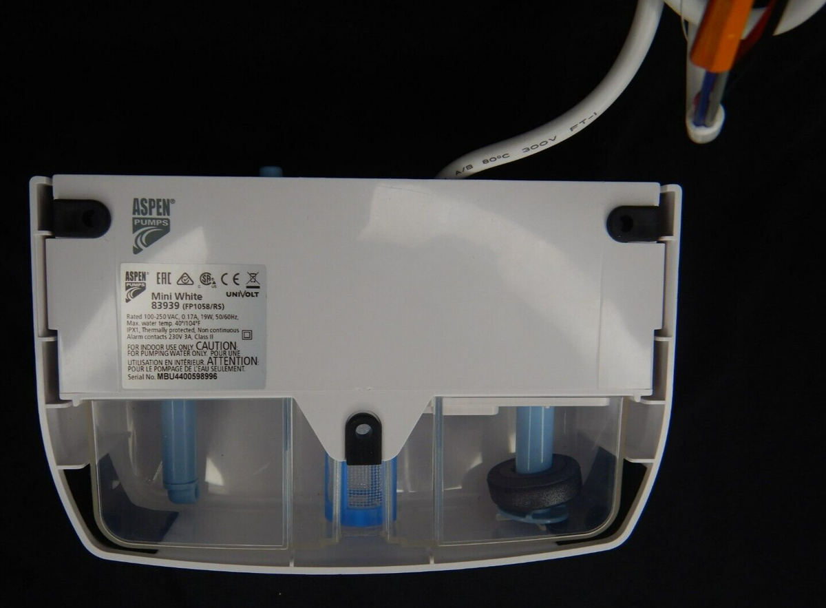 その他 ServersMan Scooop by EXEMODE Rectorseal 83939 Aspen Mini 100-250V Condensate Pump, White