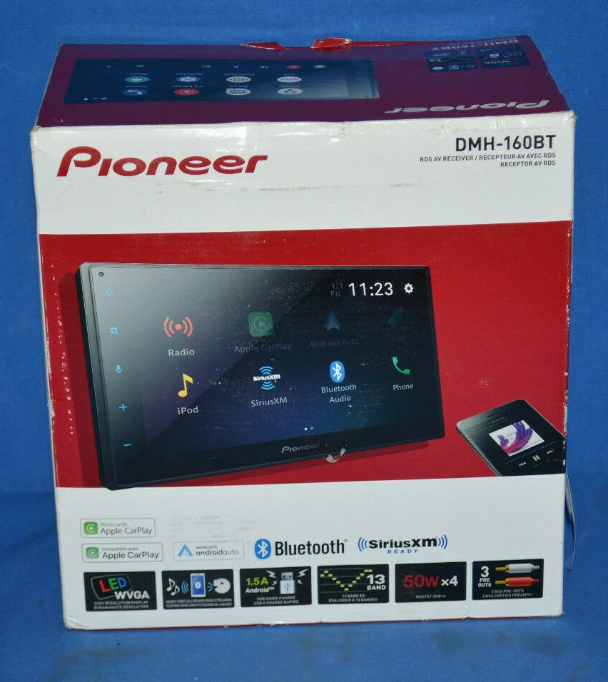 Pioneer DMH-160BT 6.8-inch Double-din Receiver | eBay 