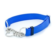 3/4 Inch Chain Martingale Dog Collar 3/4 Inch Half Check Training Dog Collars