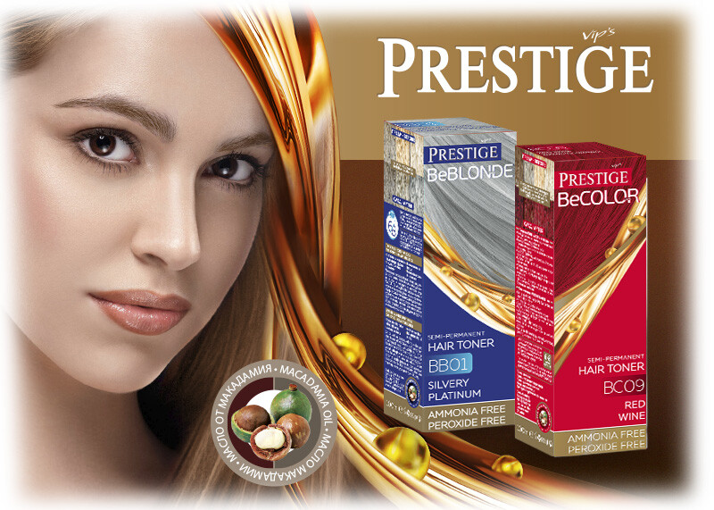 Prestige Hair Toner Semi-Permanent Colour Ammonia Peroxide Free Nourishes 100 Ml