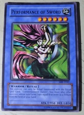 Performance Of The Sword Yugioh Card Unlimited Edition MRL-E067