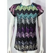 Vintage Sequined Disco Top