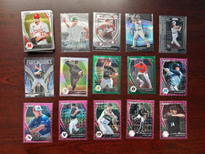Panini Prizm Draft Picks + Baseball Cards LOT Pink Green Pulsar ROOKIES! 150+ C