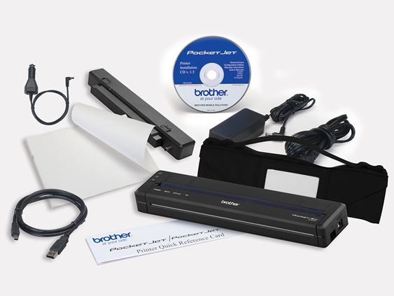 Brother PocketJet Pj-763mfi Portable Mono Direct Thermal Printer PJ763MFIWK for sale online | eBay