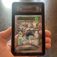 🔥🔥2020 Illusions Clear Shots Signatures Green Dk Metcalf Auto 4 10s Gem Mint🔥