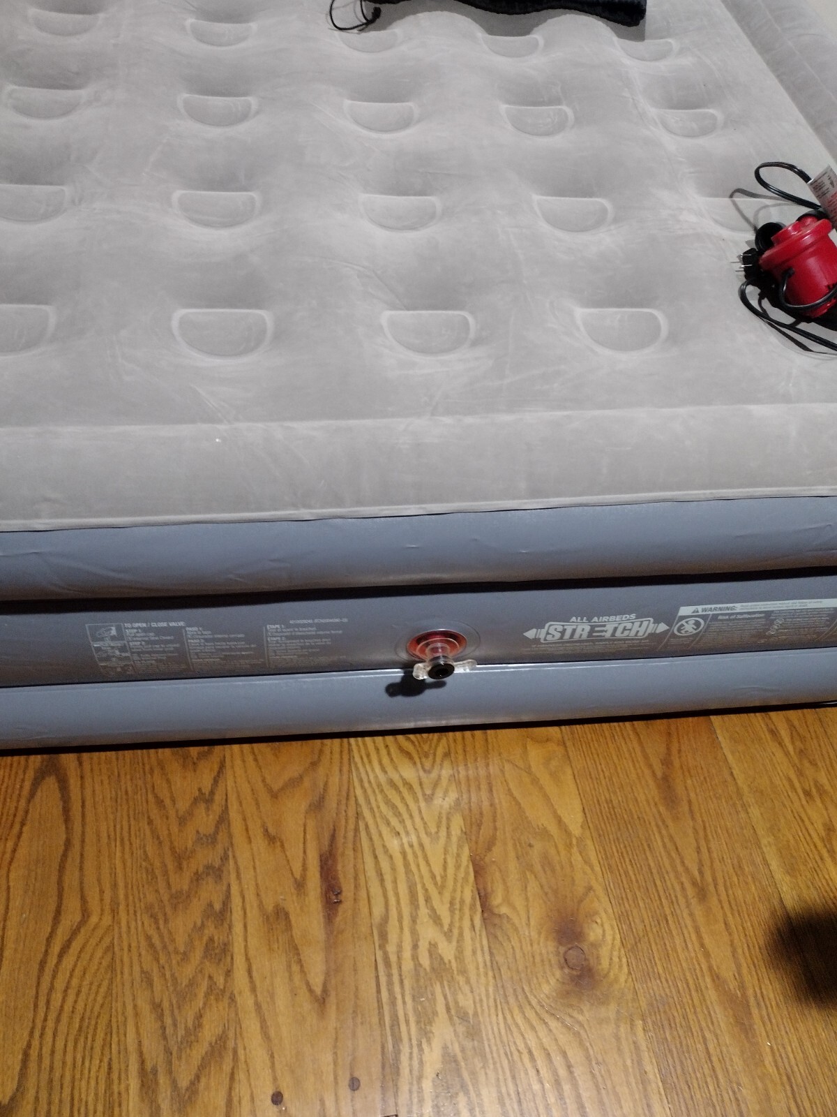 Coleman Queen Air Mattress Double High Pillow Top Air Bed w pump and