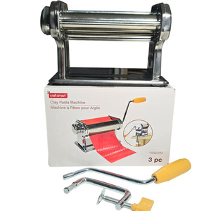 Craftsmart Clay Pasta Machine Roller – Used – No Side Covers – 3-Piece Set