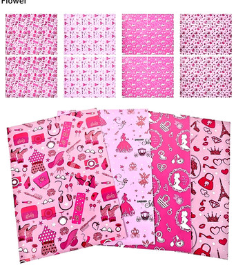 10 Blatt Geschenkpapier rosa Schleife Geburtstag Party Geschenkpapier Mädchen 50x70cm