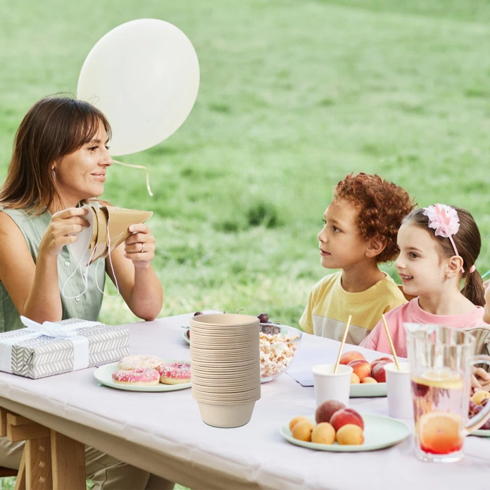  200 Stück to go Suppenbehälter mit Deckel mikrowellengeeignete Papierschalen - Bild 2 von 4