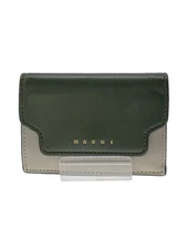 MARNI Tri-fold Wallet, Multicolored Leather, Solid Color, Women's, MOW02U23