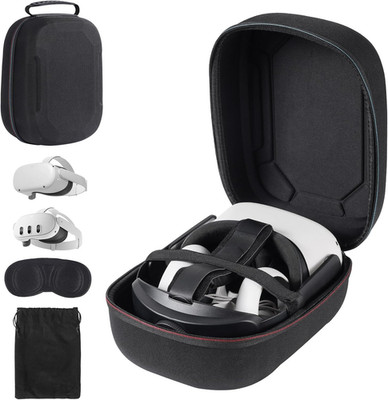 Hard Carry Case for Meta Quest 3/3S/2 Oculus VR Headset Controllers Accessories