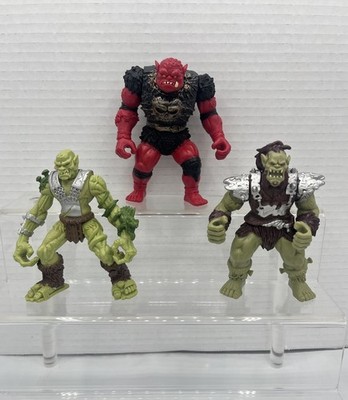 Lot of 3 True Legends Mythical Warriors Green Red Orcs Orge Chap Mei Toys R Us