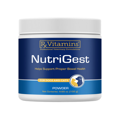 Rx Vitamins For Pets NutriGest Powder 4.65 Oz Bowel for Dogs and Cats