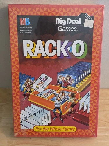 Vintage Rack-O Card Game Milton Bradley 1987 - NEW, Sealed!
