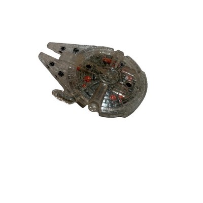 Micro Machines STAR WARS Fleet #3 Mini Spaceships X-RAY Millenium Falcon CLEAR