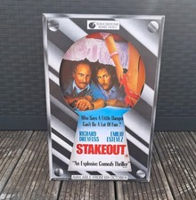 ORIGINAL 1988 STEAKEOUT VIDEO SHOP COUNTER DISPLAY STAND STANDEE 3D POSTER 80S