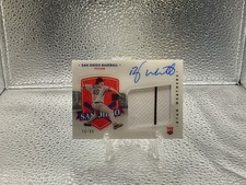 2021 Panini Chronicles America's Pastime Ryan Weathers Rookie Patch Auto #16/99