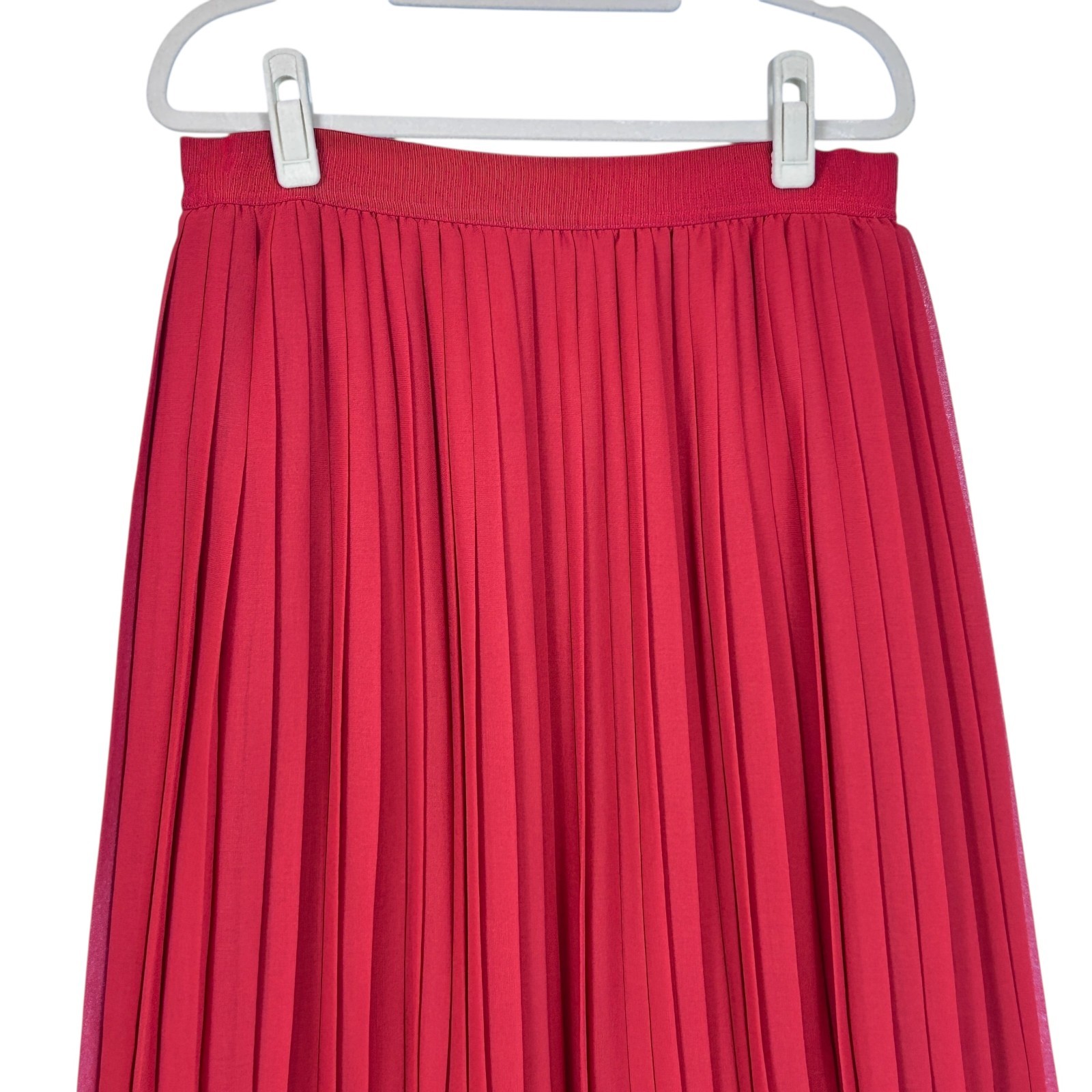 Zimmermann Burgundy Pink Pleated Skirt Size 3 AU14 US10 Elegant Occasion