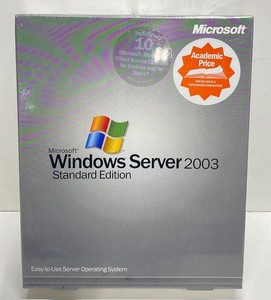 MICROSOFT WINDOWS SERVER 2003 Enterprise Edition complète Anglais en boîte EUR 160,00 - FR