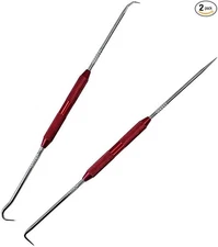 Set of 2 - Precision Automotive Pick Set, Car Auto Oil Seal, O-Ring Seal Gasket