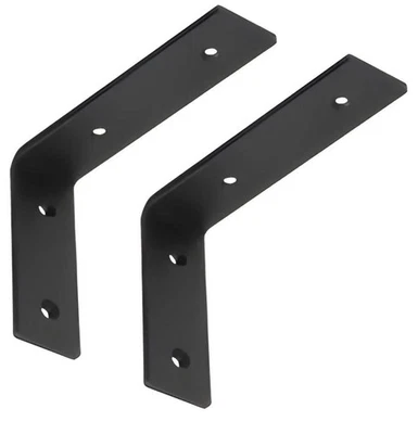 2x Regalträger schwarz Schwerlast Wandkonsole Schwerlastkonsole 40 Regal Winkel - Bild 1 von 3
