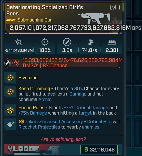 Pays-Bas ⭐LEVEL 1 LES BERT BEES SMG ⭐CRAZY DPS