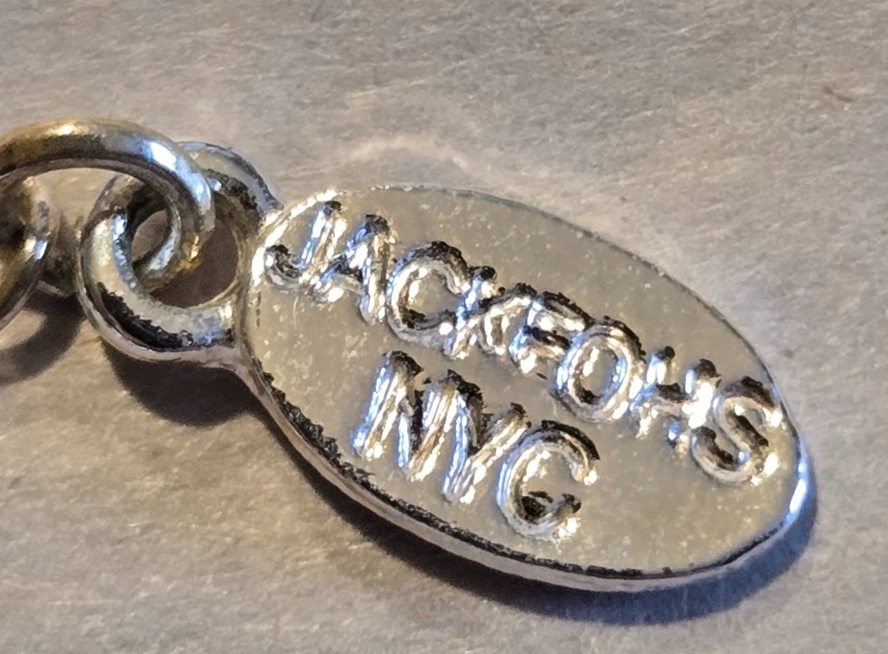 Jack E Ohs NYC Rhinestone Statement Necklace Silv… - image 3