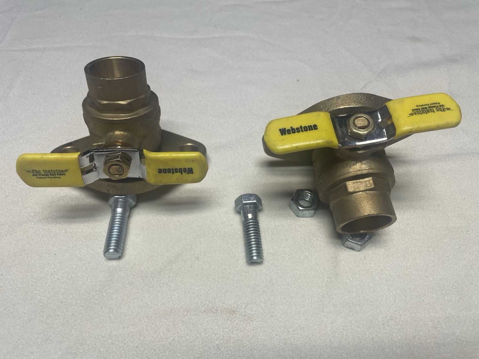 Webstone the Isolator Uni-Flange Ball Valve 1” Sold As A Pair