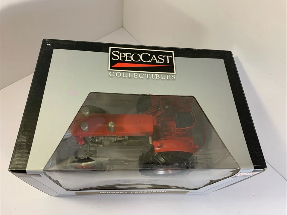 MASSEY FERGUSON 98 DIESEL TRACTOR RED 1/16 DIECAST MODEL BY SPECCAST SCT913 - Image 2 of 4