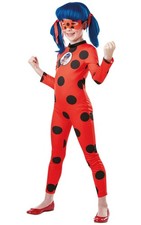 Miraculous Ladybug Girls Costume Deluxe Red Jumpsuit