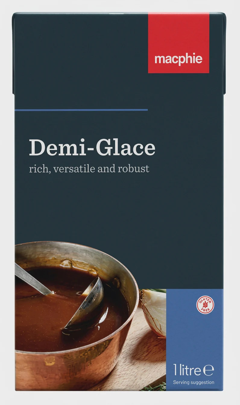 Macphie Demi-Glace Sauce 1L Premium UK Gravy Base Stock Concentrate