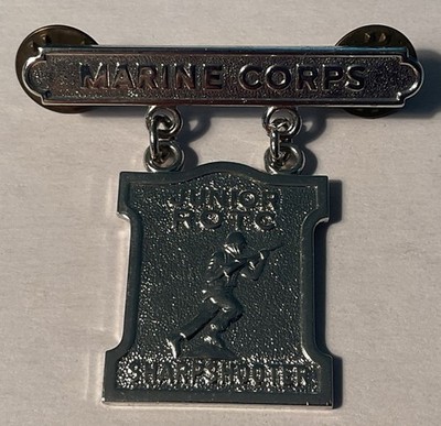 1960s USMC Marine Junior ROTC Expert H&H Badge