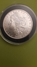 1880 S Morgan Dollar. Uncirculated.  Ships from UK